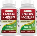 Najlepsi Naturals L- Arginine L- Citruline Complex 1000 mg 250 tabletek (250 sztuk (opakowanie po 2))