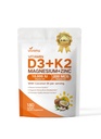 VivoNu Vitamin D3 K2 10,000 IU Magnesium Supplement – 4-in-1 with Vitamin D and K (MK-7), Magnesium Glycinate & Zinc Citrate – 180 Softgels for Energy, Bone* & Muscle* Support*