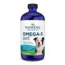 Nordic Naturals Omega-3 Pet, Unflavored - 16 oz - 1380 mg Omega-3 Per Teaspoon - Olej rybny dla dużych do bardzo dużych psów z EPA & DHA - Promotes Heart, Skóra, Płaszcz, & Zdrowie immunologiczne