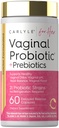 Carlyle Probiotyka waginalna dla kobiet 124; 60 Kapsułki 124; z Prebiotyką 124; Wspiera zdrowy zapach, pH, Równowaga drożdży i Flora 124; Wegan, Non-GMO, Gluten wolny 124; dla niej