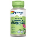 SOLARAY Echinacea Goldenseal - Potężny Mieszanka Dwa Ziołowe Suplementy dla Wsparcia Wellness - 250mg Ea Echinacea Root i Goldenseal Root - Nie GMO, Wegan, Gluten Free, 60- Day Guarantee, 100 Sługi