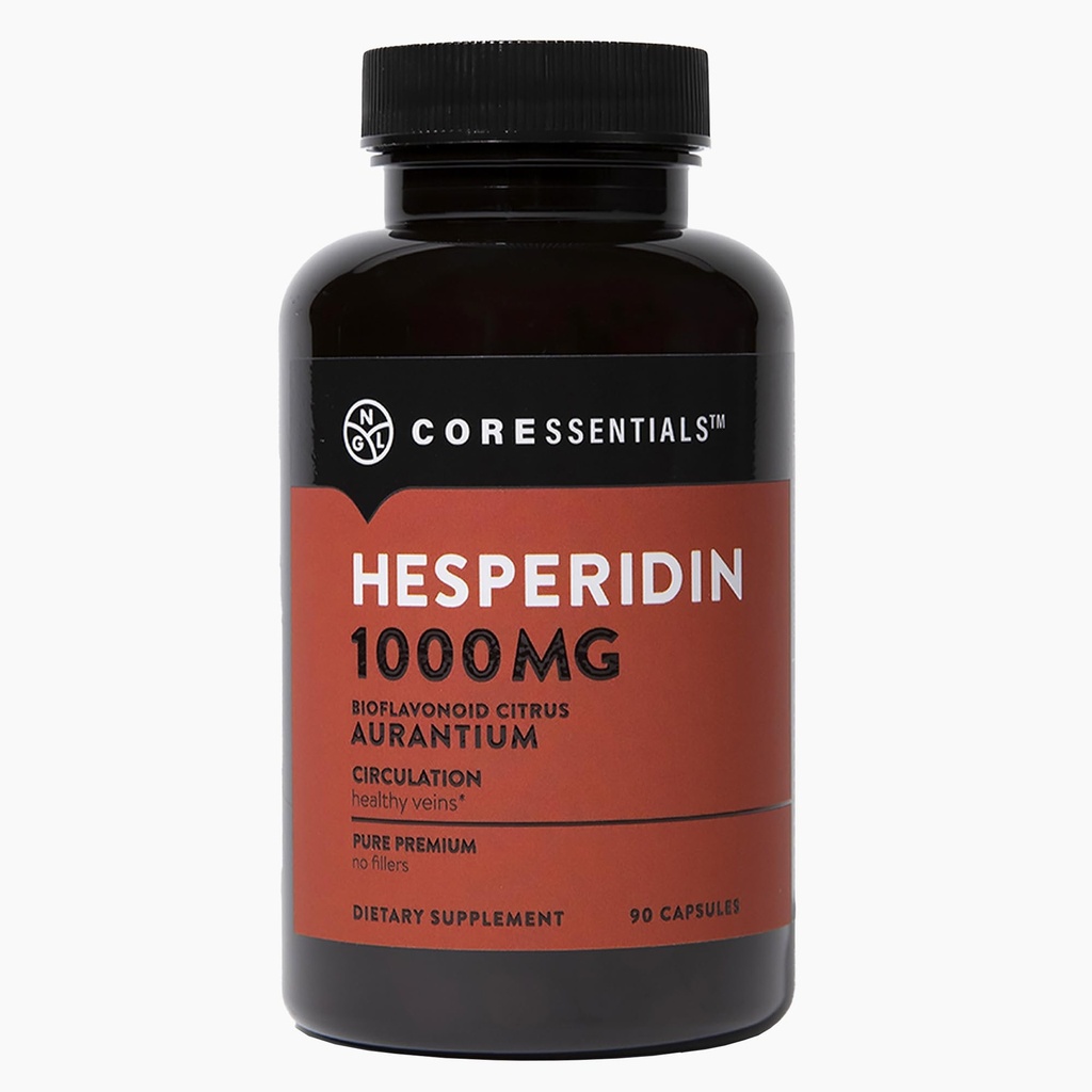 Hesperidina 1 000 mg - 100% Czysty składnik nie Mieszanki lub dodatki do krążenia krwi, Leg Veins Health, Gwarancja czystości 90 Kapsułki