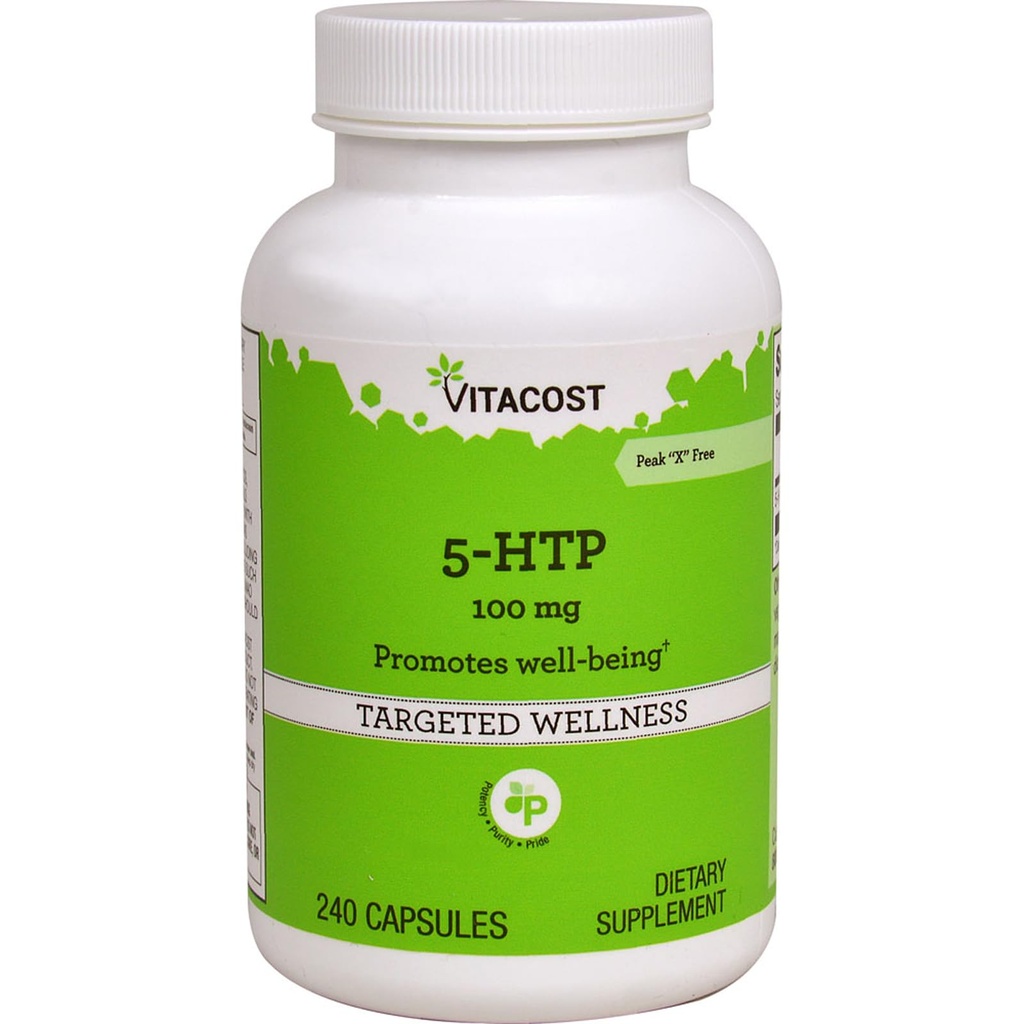 Vitacost 5- HTP - 100 mg - 240 kapsułek