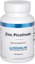 Douglas Laboratories Cynk Pikolinate - 50 mg Cynk - Do układu immunologicznego, Przeciwutleniacze & Skóra - Ślad Suplement mineralny - 100 Kapsułki