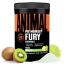 Animal Fury Pre Workout Powder - Kiwi Lime, 350mg Kofeina, BCAA Acids Amino, 2g Beta Alanine, Citruline & Tyrosine, Energia, Skupianie, Siła, Wytrzymałość, Wstępny trening dla mężczyzn i kobiet, 30 Służenie