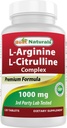 Najlepszy Naturals Arginine Citruline Complex 1000 Mg 120 Tablets