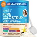 MAREE Colostrum Supplement - Bovine Colostrum Powder for Women & Men for Gut Health - Grass Fed Colustrum Immune Supplement Gut Health for Women with L Glutamine - Calostro Bovino Para Adultos