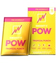 EBOOST POW Natural PreWorkout Powder - 15 Pakiety, Tropikalny Punch - Pretrening Energy Booster Gym Supplement Drink Mix for Men and Women - Wydajność, Wspólne Wsparcie Mobilności - Gluten- Free