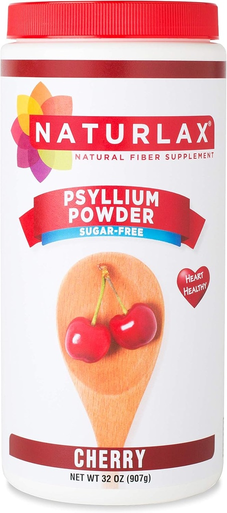 Cherry Flavored Pyllium Husk, Sugar- Free (32 oz)