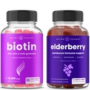 NutraChamps Biotin Gummies i Elderberry Gummies Bundle