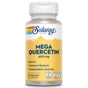 SOLARAY Mega Quercetin z bromelainą, witaminą C i bioflawonoidami - suplement przeciwutleniający i immunologiczny, wsparcie dla zdrowia i ciśnienia krwi - Wegan, 60- dniowa gwarancja, 60 Serv, 60 VegCaps