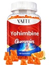 VAITE Yohimbine HCl Gummy 15 mg - Bezcukrowy, Non-GMO Energy & Endurance Support for Men and Women, Przeciwutleniacze, Yohimbe Bark Extract, Poprawa wydajności - Wspiera produkcję energii - 60 Gummies