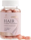 Hair Vitamins Gummies - Sugar Free Hair Growth Support Gummy with Biotin 5000 mcg Per Serving, Vitamin A, B12, C, D, E, Folic Acid - Supports Strong Beautiful Hair and Nails, Vegetarian - 60 Gummies