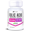 Healthfare Folic Acid 1000mcg Between 124; 300 Veg Tablets Between 124; Witamina B9 Between 124; Bez glutenu 124; Nie-GMO Between 124; Made in USA