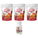 BariatricPal 90- Day Bariatry Witamina Bundle (Multivitamin ONE 1 dziennie! Kapsułka z 45 mg żelaza i wapnia cytrynian miękkie żucia 500mg z probiotyki - karmel jabłko)