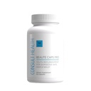 Consult Health Beaute Caps Pro - Wspiera wzrost włosów, skóry i paznokci Zdrowie - Kolagen, Witaminy B6, B7, B12, D & 10,500 μg Biotin - MSM, Orange Blood - Anty- Starzenie - USA Made - Kobiety i mężczyźni 60 Kapsułki