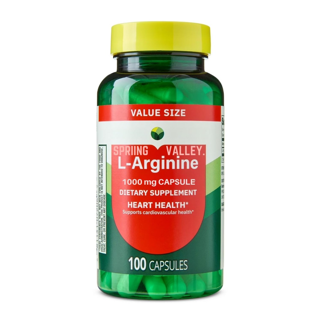 L-Arginina 1000 Mg 100 Kapsułki L Arginina, Larginina, L Arginina - 1000 Mg 100 Kapsułki (opakowanie po 1)
