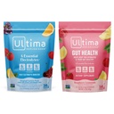 Ultima Replenisher Electrolyte w proszku mieszanki napojów - Cukier wolny - Odmiana, Gut Health - 20 Stickpack, 14 Stickpack - 6 Electrolytes and Minerals - Keto Friendly, Wegan, Non-GMO
