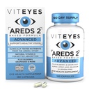Viteyes AREDS 2 Zaawansowane Witaminy oka, Macular Support z borówki, grapeseed, FLORAGLO Lutein, Selen, Natural Witamina E, Allergen Free, Vision Protection, Eye Doctor Trusted, 180 Count