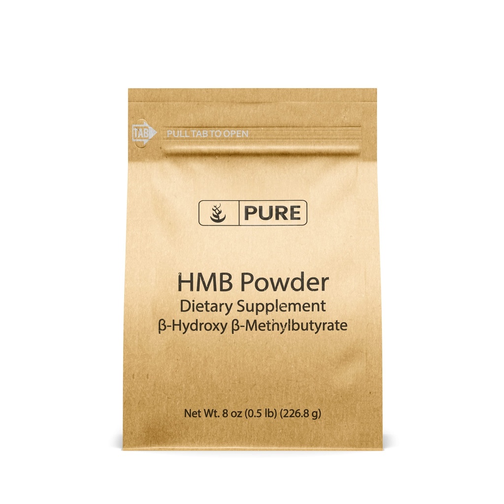 Pure Original Ingredients HMB (8oz) Non-GMO, Gluten- Free, Lab- Verified