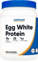 Nutricost Białego białka jaja proszek 1lb (Unflavored) - Non- GMO, Gluten Free