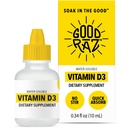 Witamina D3 Krople dla dorosłych 4- Miesiące Zaopatrzenia - Rozpuszczalny w wodzie Witamina D, Nie-GMO, Suplement koszerny - Łatwe wchłanianie, Nie Mieszać, Płyn D3 Flavorless do jedzenia lub picia