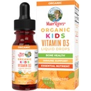 MaryRuth Organics USDA Organic Witamina D3 Płynne krople dla dzieci 124; 640 IU Witamina D3 Na Podawanie 124; Dzieci Wsparcie immunologiczne i suplement zdrowia kości 124; Przeznaczone do wieku 4- 13