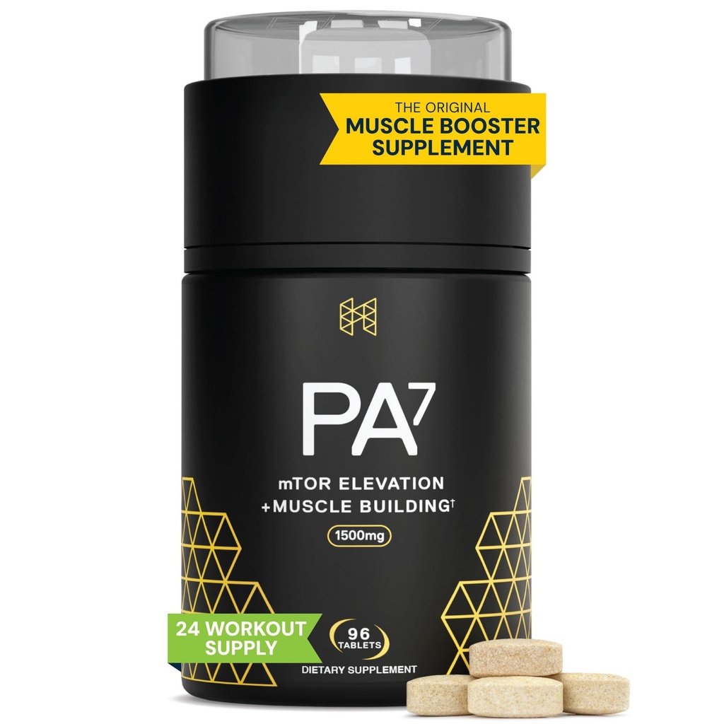 HPN PA (7) Phosfatidic Acid Muscle Builder Top Natural Muscle Builder - Boost mTOR Yellow 124; Build Mass and Force from Your Workout Yellow 124; 30 Day Supply