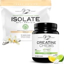 Muscle Feast Isolate + Creatine Candy Bundle: 1 Whey Protein Isolate (Vanilla, 5lb) + 1 Creatine Candy (Lemon Lime, 360) Next 124; Premium Supplements, Vegetarian, Gluten Free