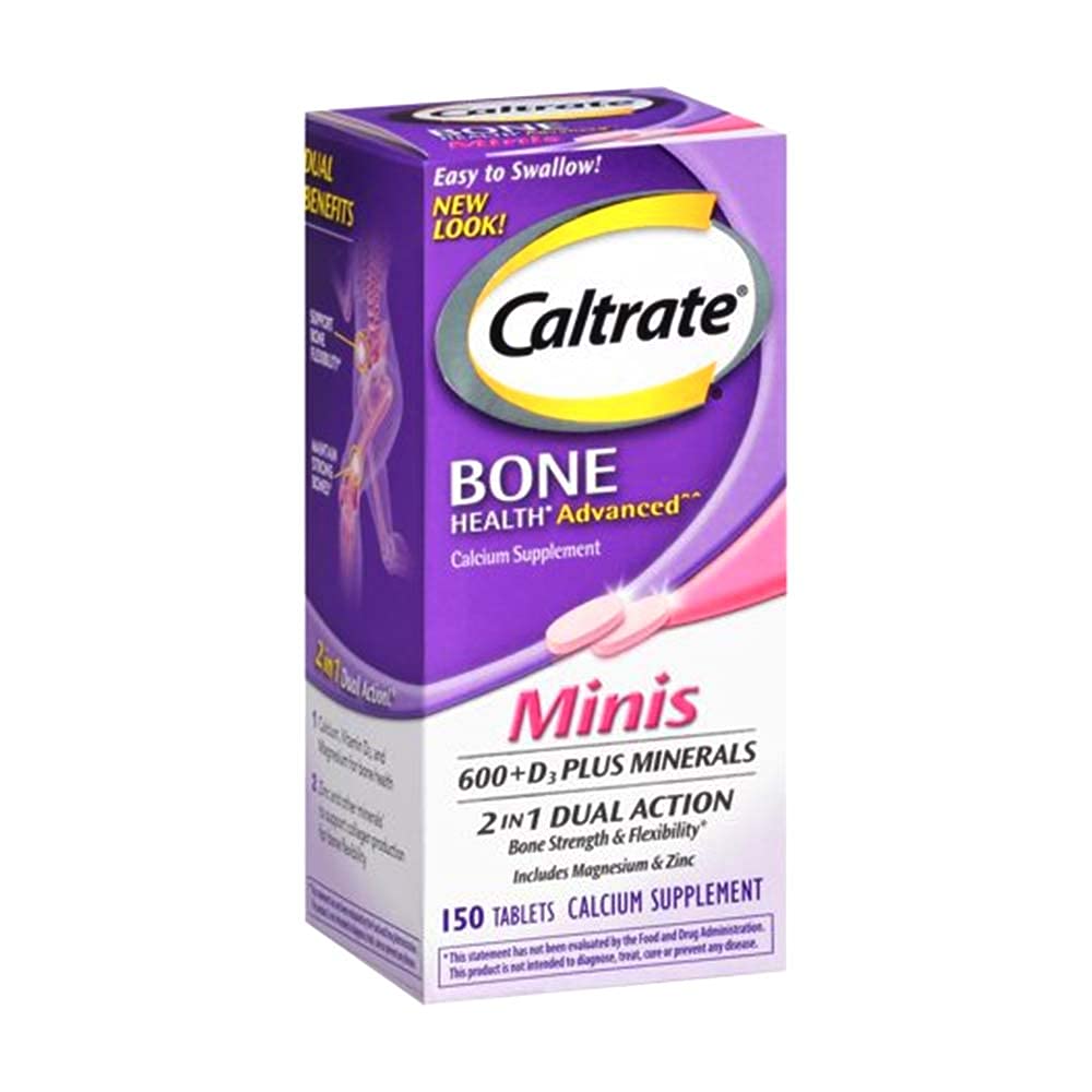 Kaltrat 600 + D3 Plus Minerały Mini suplement wapnia i witaminy D3 Mini tabletka, 600 mg, 150 sztuk (opakowanie po 3)
