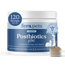 Fera Zwierzęta domowe Postbiotyki Plus Prebiotyki dla psów i kotów - z Śliski Elm - Promotes Optimal Digestive Health & Response - Zwiększenie odporności - 120 Scoops