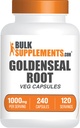 BulkSupplements.com Kapsułki korzeniowe Goldenseal - Herbal Supplement, Sourced from Golden Seal Root - Vegan & Gluten Free, 1 Kapsułka na serwowanie, 240 Kapsułki Veg (Opakowanie 1)