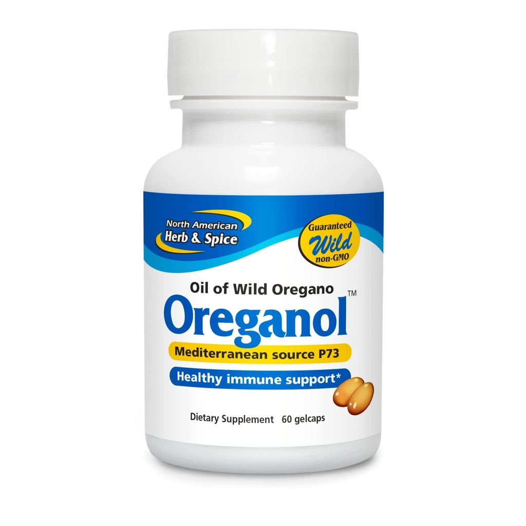 North American Herb and Spice, Oreganol P73 Gel- kapsułki, 60- Count