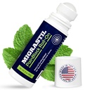 Basic Vigor Migrastil PainBlock Roll- On, 3 oz - Topical Roll- On dla mięśni Aches, Cramps, Joint & Nerve Discomfort. Działa świetnie na Shoulders, Neck, Stopy, Knees, Legs, Back, Łokcie, HIPS, Etc.
