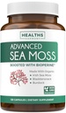 Organic Irish Sea Moss Kapsułki - Organic Sea Moss Kapsułki z Bladderwrack Burdock Korzeń i czarny pieprz Ekstrakt dla zwiększonej absorpcji - Vegan Non-GMO & Made in the USA (2 Month Supply)