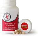 Dairyland Management LLC 100% Autentyczne koreańskie Red Panax Ginseng kapsułki -500 mg. Pothent Ground Ginseng Root Extract Powder - No Fillers, Binders lub inne dodatki. (150 ct)