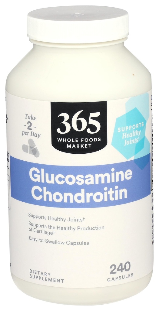 365 by Whole Foods Market, Glucozamine Chondroitin, 240 Count