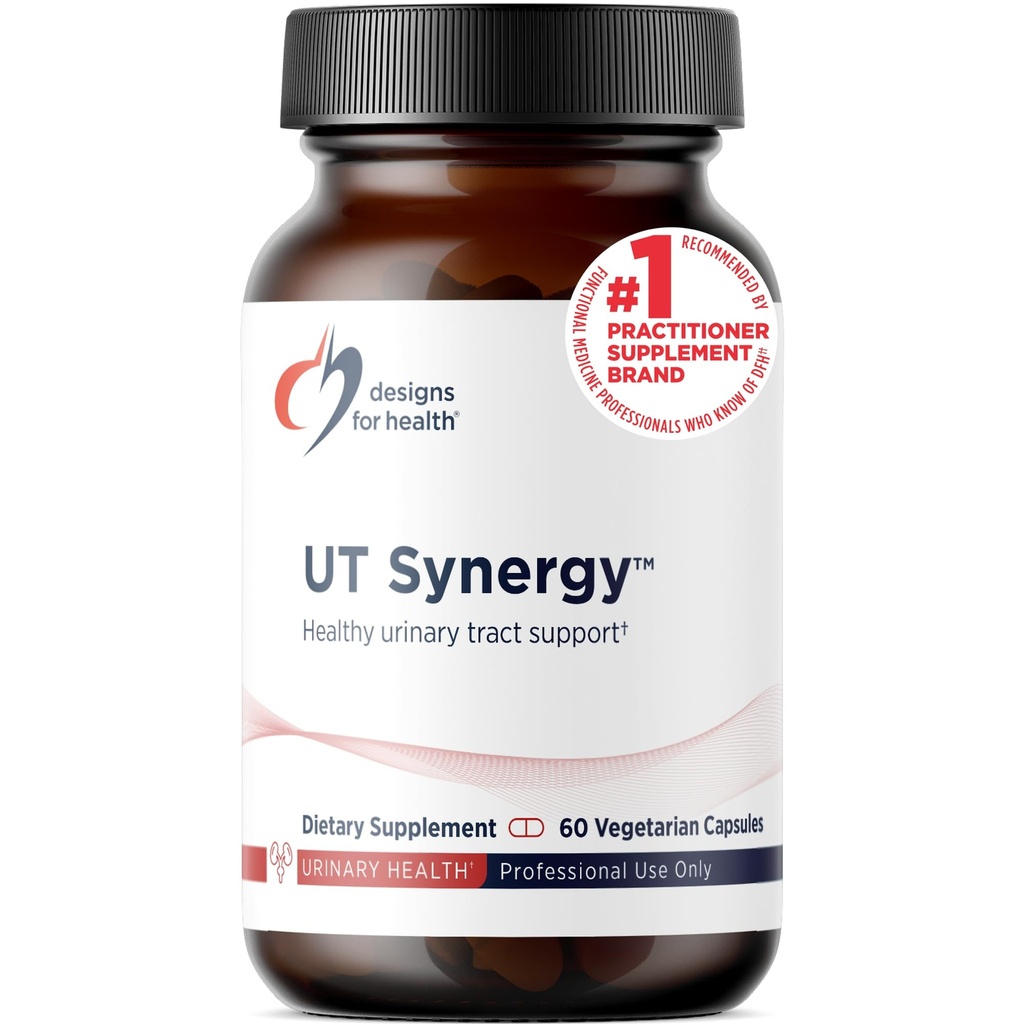 Designs for Health UT Synergy - 500mg D- Mannose with Horsetail, Nettle, Hibiscus + Bearberry Leaf - Healthy Urnary Tract Support - Non-GMO + gluten- Free Supplement (60 kapsułki)