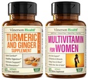 Suplement Turmeric i Ginger Root Joint Supplement Supplement & Complete Multivitamine dla kobiet