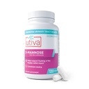 Szio + Utiva D- Mannose 500 mg kapsułki - naturalnie Flush The Bledder i Trakt moczowy - UTI Unikanie - D Suplementy mannosowe dla kobiet - Wspiera leczenie dróg moczowych, 120 Kapsułki