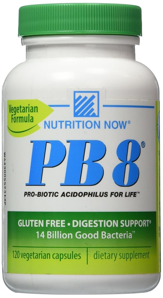 Teraz PB 8 Pro- Biologiczny Acidophilus Kapsułki, Wegetarianin, 120- Hrabia Butelki 60 Słupki