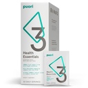 Puori P3 Health Essentials - Multiwitaminy dla mężczyzn i kobiet - 30 Sług - Omega 3, Witamina D, Magnez, Cynk - Wieloskładnikowy dla Mózgów i Energii