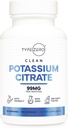Cytrynian potasu typu zero (99mg, 120 kapsułek) - wolny od glutenu, Non-GMO