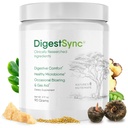 DigestSync suplement diety dla Gut Health - Naturalny proszek dla wsparcia trawiennego, Bloating Relief dla kobiet i mężczyzn, 100% Natural Green Powder - 1 Miesiąc dostaw