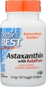 Lekarze Najlepsza Astaksantyna z AstaPure 6 MG, Non-GMO, Wegan, 90 Softgel (Opakowanie po 1)