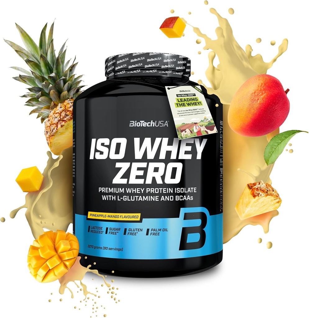 Biotech USA Iso Serwatka Zero 2,27 kg Ananas Mango przez Biocomed USA