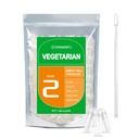 wananfu Rozmiar 2 Puste kapsułki wegetariańskie (100 hrabiego) Pasek z 2 łyżki Micro Lab, Klarowny wypełniany Veggie Pill Kapsułki Rozmiar 2 do tworzenia własnych suplementów