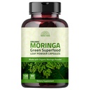 Organiczne kapsułki Moringa 120 Kapsułki 1000mg - Metabolizm, & Immune Support Nutricent- Bogate superfood 124; Nie GMO i Gluten Free
