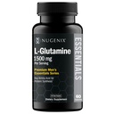 Nugenix Essentials L- Glutamine, 1500mg 100% Kwas botaniczny L- Glutaminy Amino, Synteza proteinowa, Wspomaga funkcje komórkowe, 60 Kapsułki