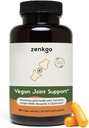Turmeric, Vegan MSM, Boswella, Quercetin - Vegan Joint Support Supplement, promuje mobilność stawów i elastyczność, funkcje i komfort, naprawy chrząstki, gładki ruch, zdrowy starzenie (60Ct / 30Day)